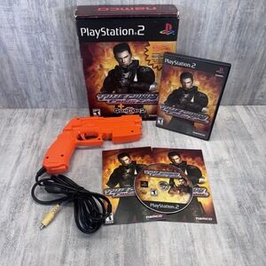 Time Crisis: Crisis Zone + GunCon 2 Sony Playstation 2 PS2 - Complete In Big Box